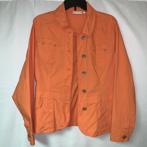 Lulu B Orange Jacket Button Up - Picture 2 of 7